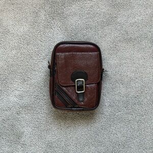 Vintage 70’s Coastar Leather Hipster Belt Loop Camera Phone Fanny Pack Bag Case